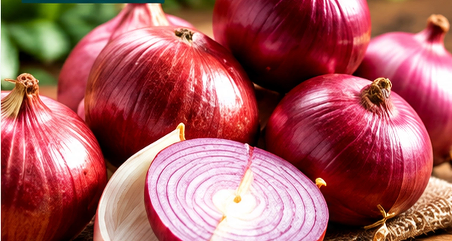 Illustrative image of Fresh Indian Red Onions